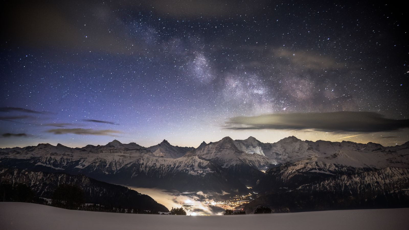 Milchstrasse in den Bergen